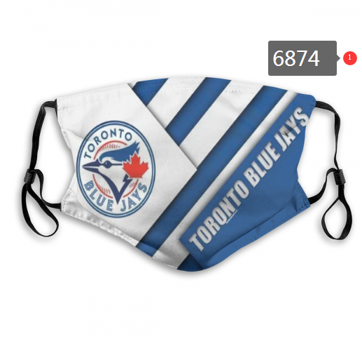 2020 MLB Toronto Blue Jays #1 Dust mask with filter->nhl dust mask->Sports Accessory